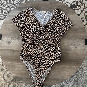 Animal Print Body Suit
